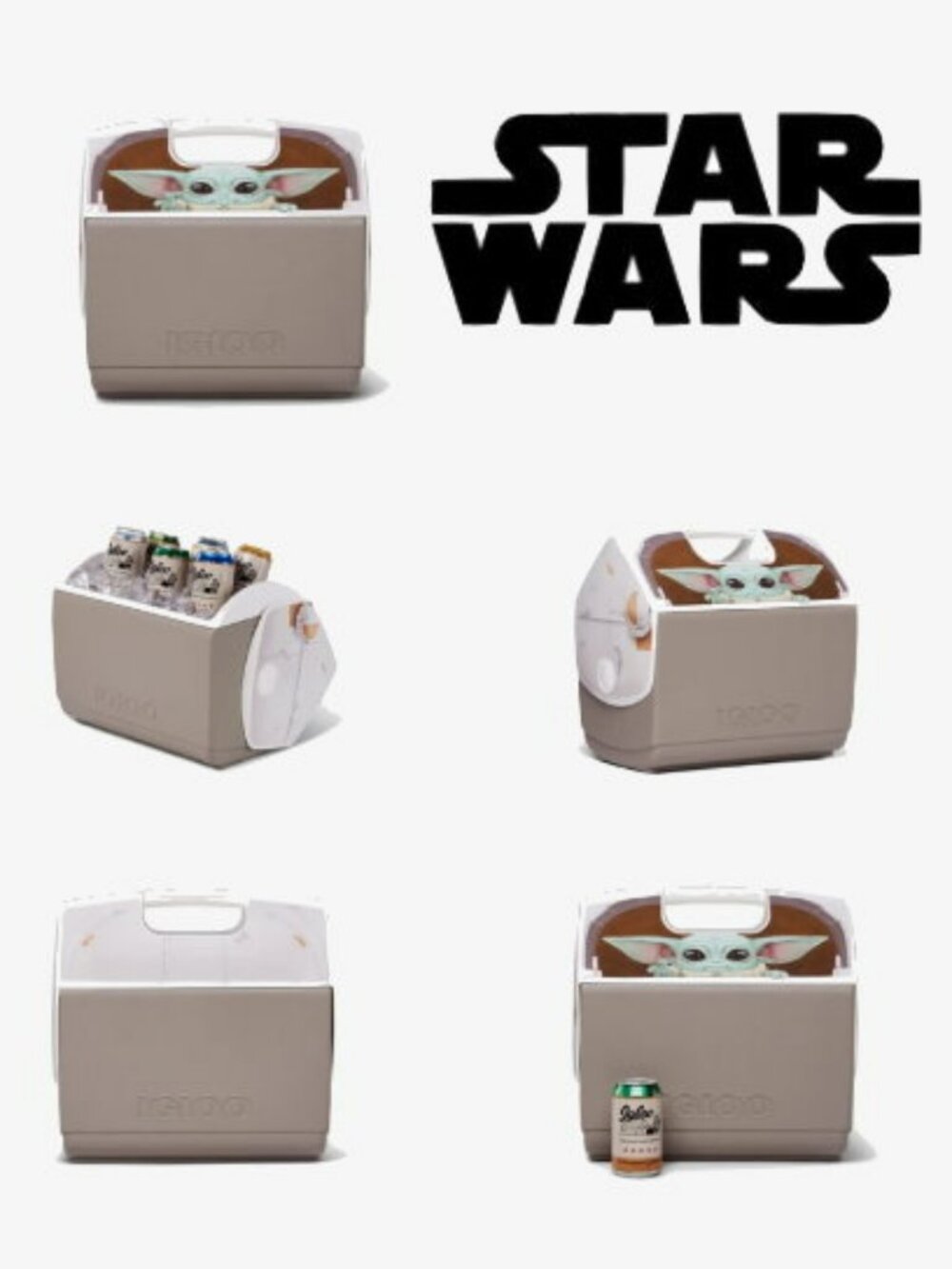 NWT Star Wars Mandalorian Grogu Large Playmate Cooler RARE! Limited Edition